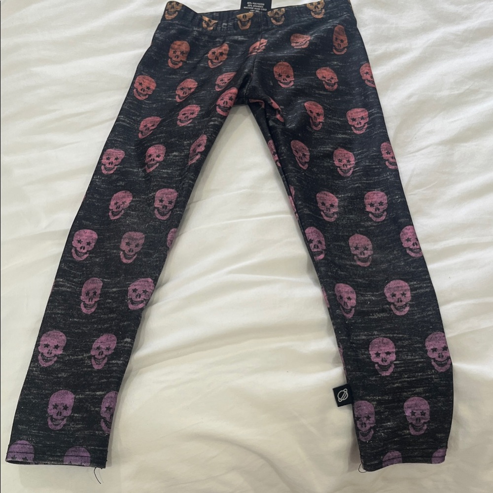 Terez Designer size Small skull Print Leggings